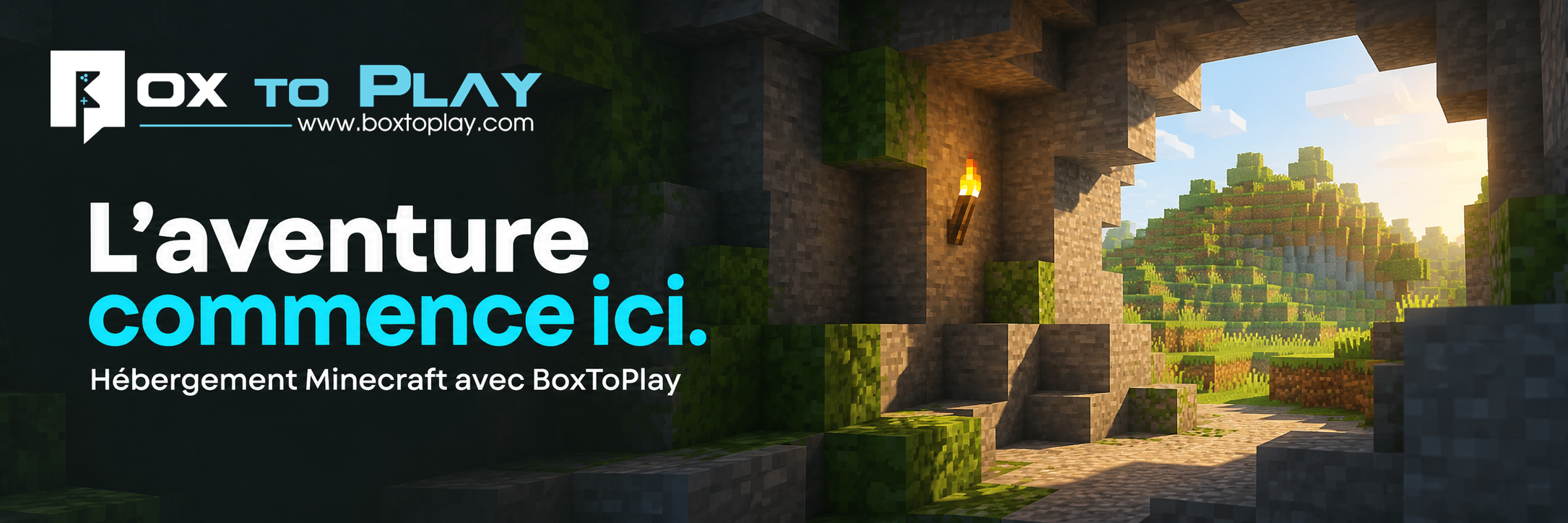 BoxToPlay – Votre aventure Minecraft commence ici