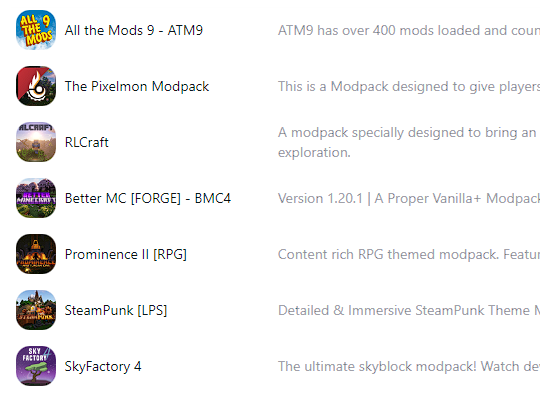 Minecraft : <strong>Modpacks de un Clic</strong>: ¡La aventura comienza aquí!